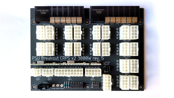 Redundant Server PSU Breakout - 2x3000W CRPS