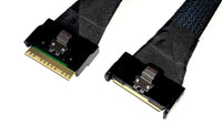 SlimSAS SFF-8654 to MCIO SFF-TA-1016 8i cable, straight, PCIe gen4 - 85Ohm